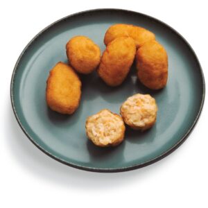Croquetas de merluza y gambas