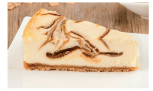 Tarta de queso y dulce de leche