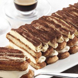 Tarta de tiramisú savoiardi