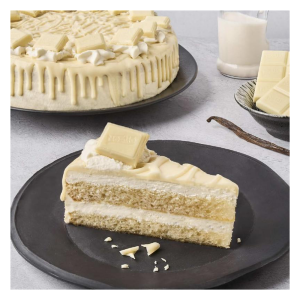 Tarta chocolate blanco hecha con milkybar